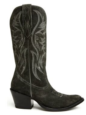 Suede Western Knee Boot